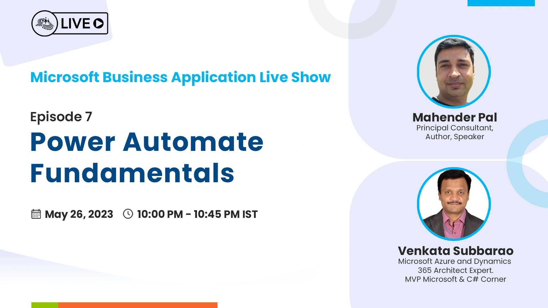 Microsoft Business Application Live Show - Power Automate Fundamentals - Ep.7