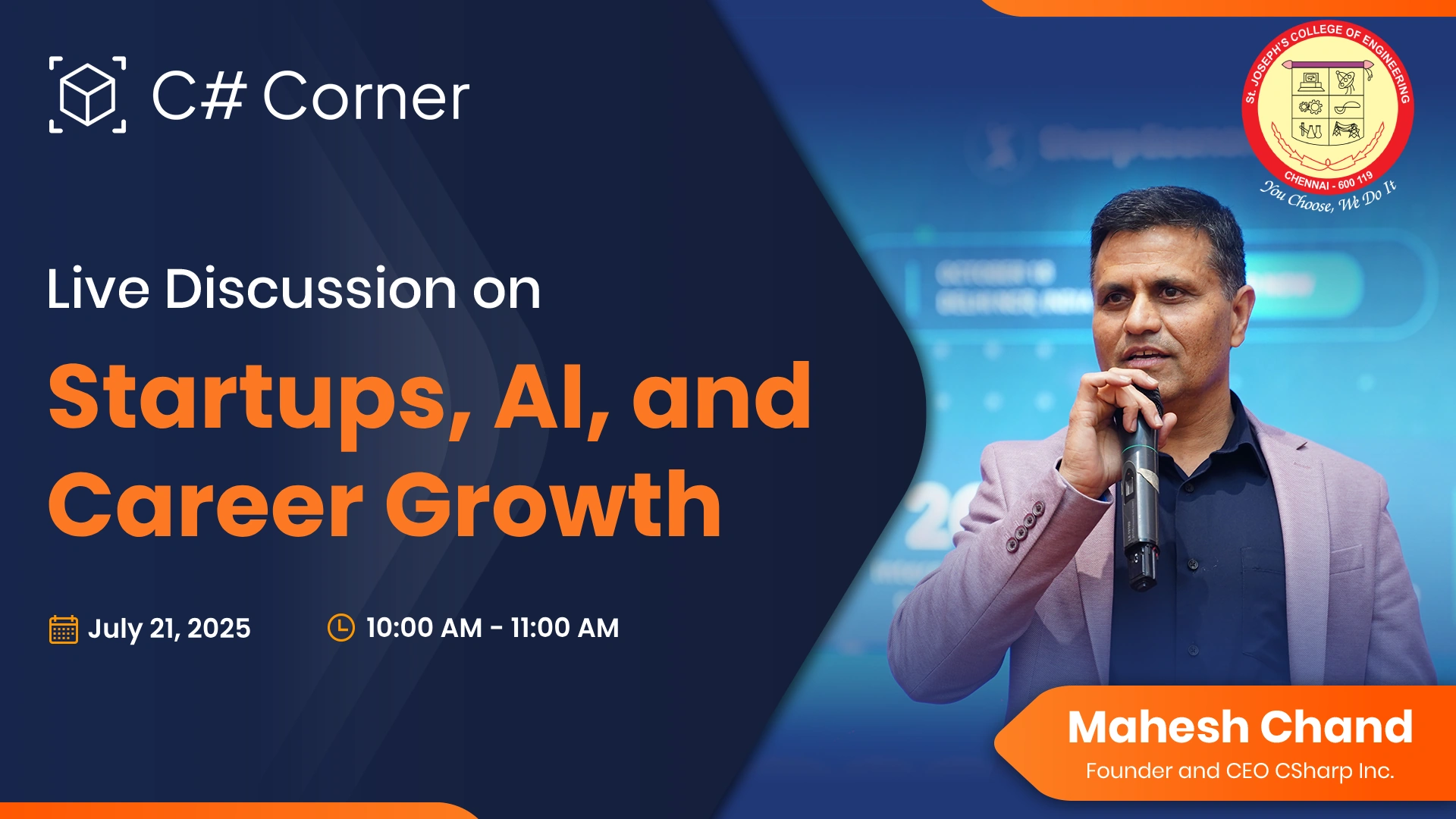 Live Discussion on Startups, AI, and Career Growth