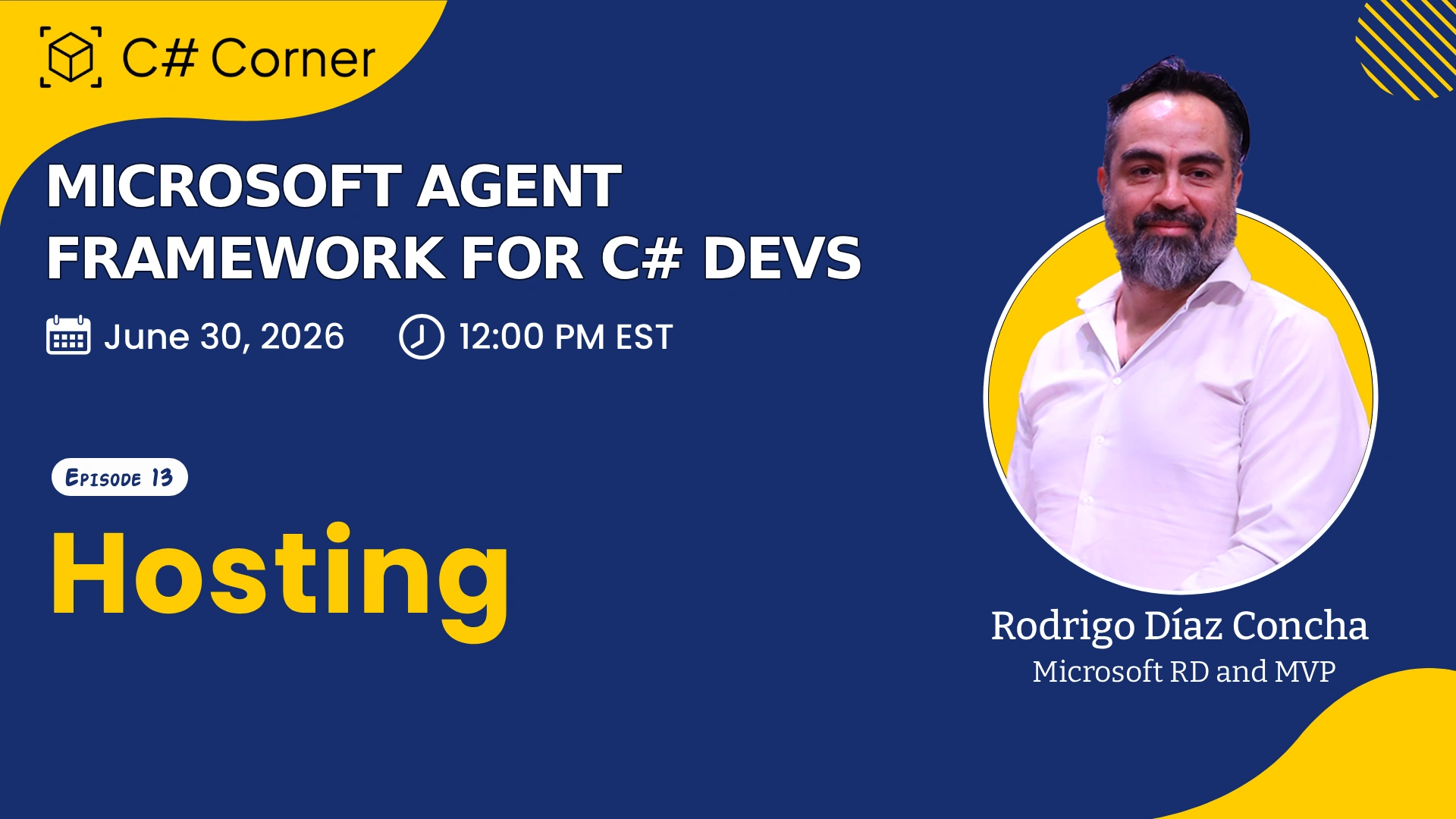 Hosting AI Agents with .NET | Microsoft Agent Framework for C# Devs Ep. 13