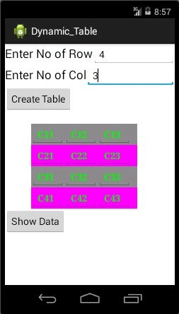 table