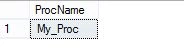 execute this Stored Procedure