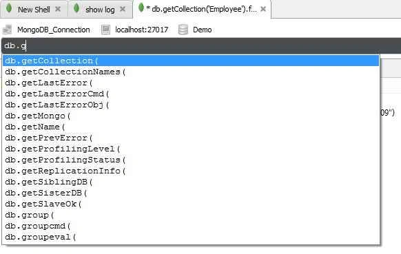 autocomplete for database