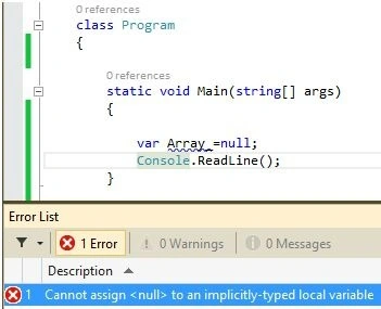 Local variables