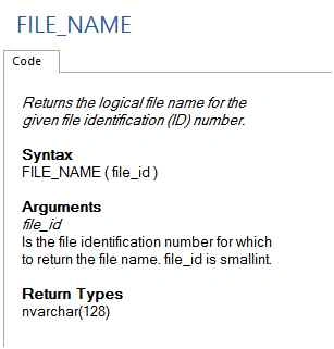 file name