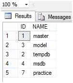 SELECT DB