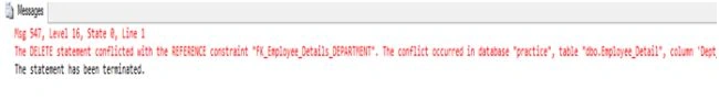 see error