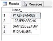 Numeric Value