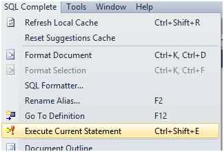 SQL complete