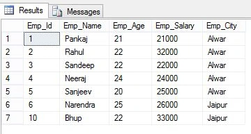 data that will we use further in query