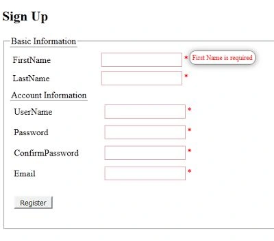 sign up