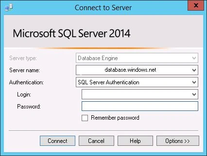 login to the server