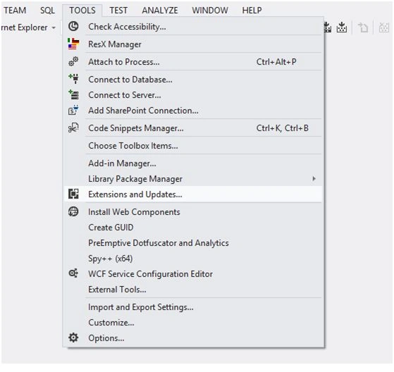 Extension and Updates