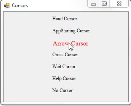 ArrowCursor