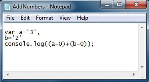 AddTwoValues