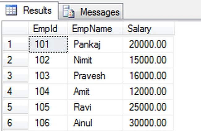 DatabaseColumnValues