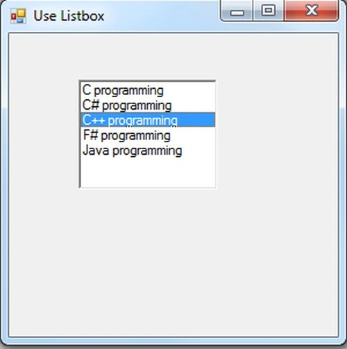 ListBox