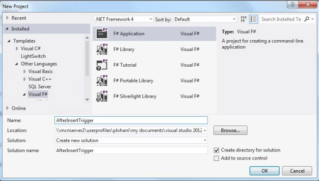 Create Application
