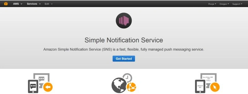 Simple notification service