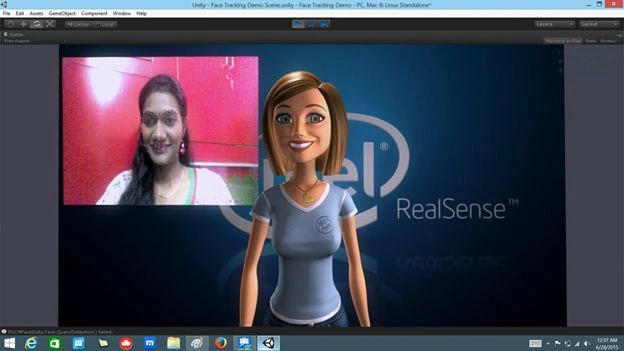3D avatar by pressing