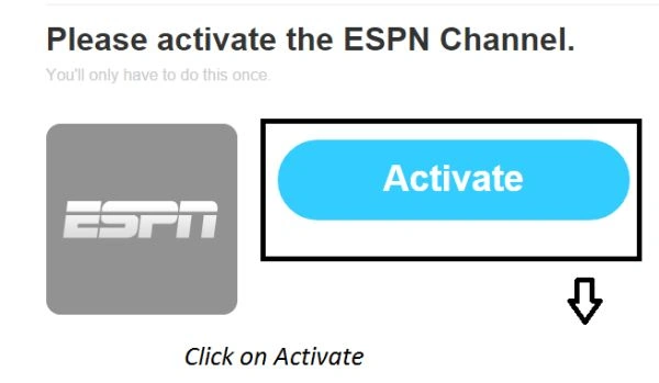 click on activate