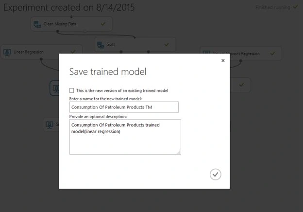 Save trained model
