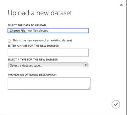 Update a New dataset
