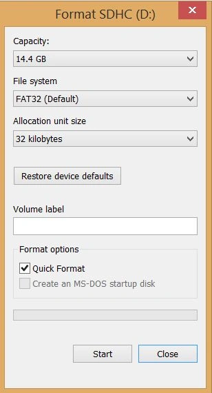 My SD card
