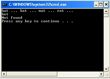 Find-Filter Output