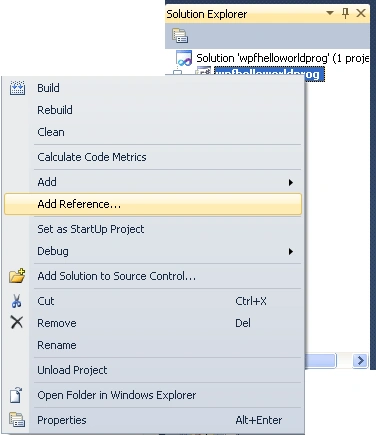 Add Reference Selection