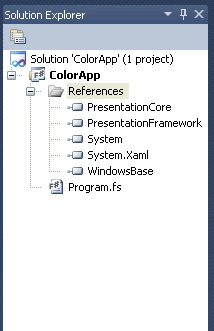 Solution Explorer