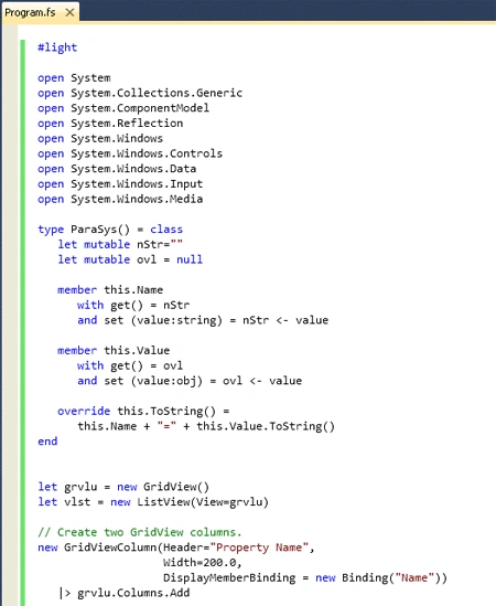 SystemParameters code Part1