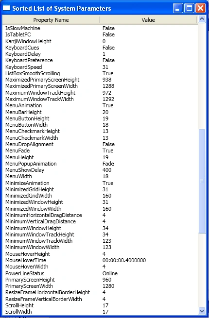 Systemparam Output2