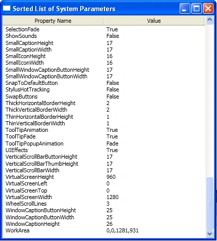 Systemparam Output3