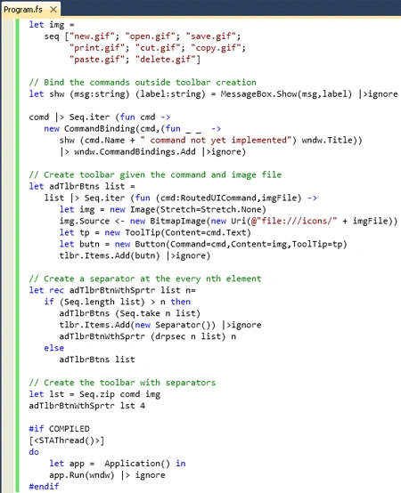 ToolBar Example code Part1.1