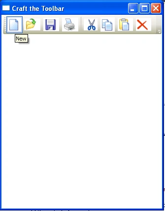 Toolbar Output2