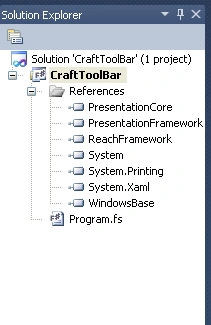 Solution Explorer