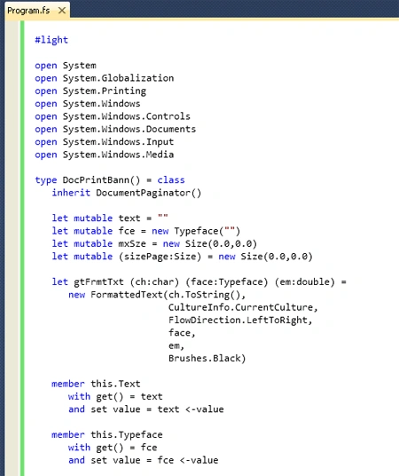 PrintBanner Example code part 1