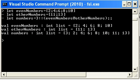Lists Type Example