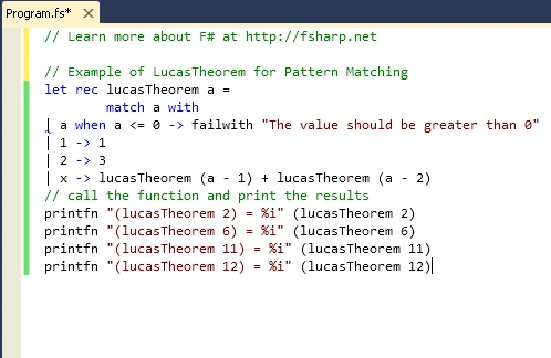 PatternMatching Example