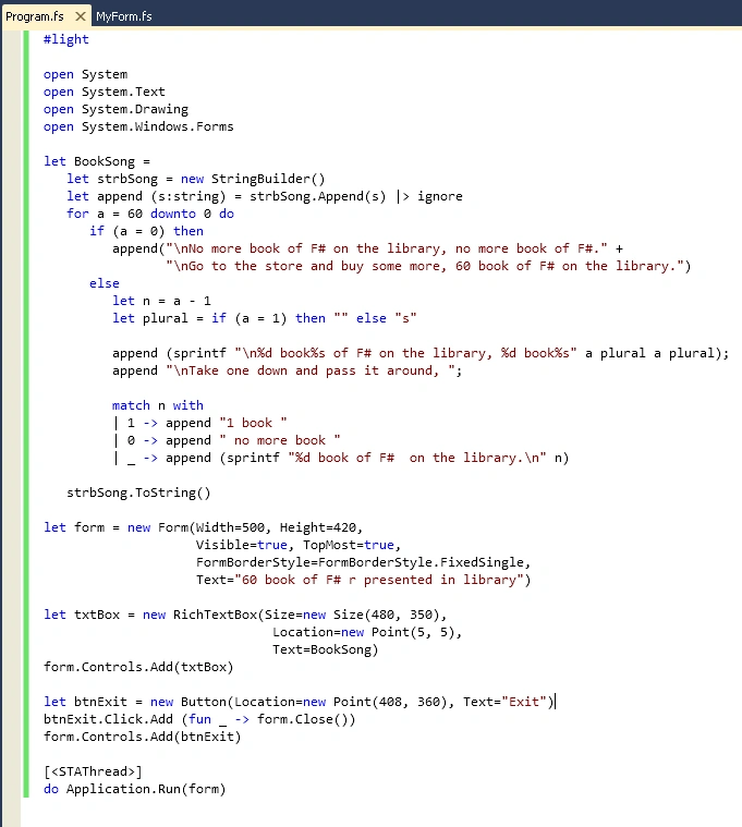 Example for TextBox and Button