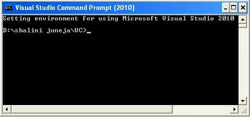 visual studio command prompt