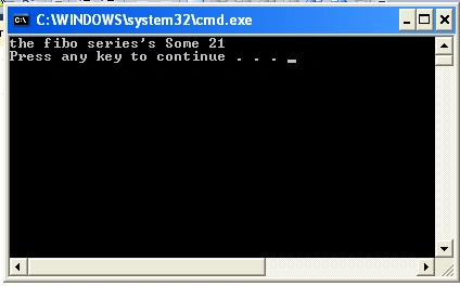 Anonymous Recursion Output