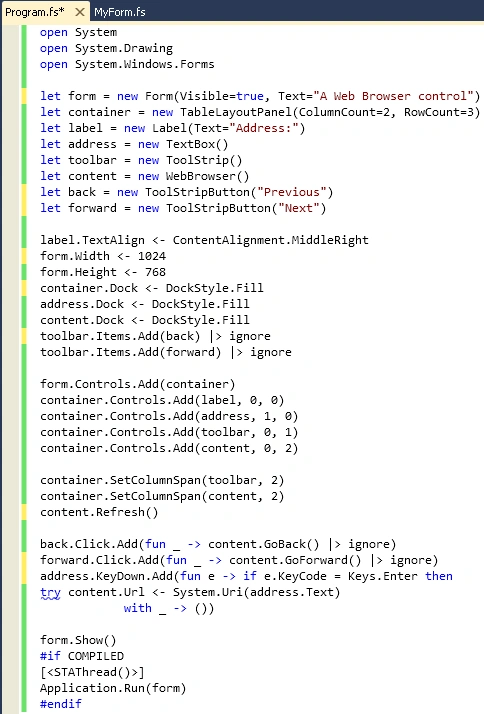 WebBrowser Example