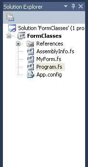 Solution Explorer