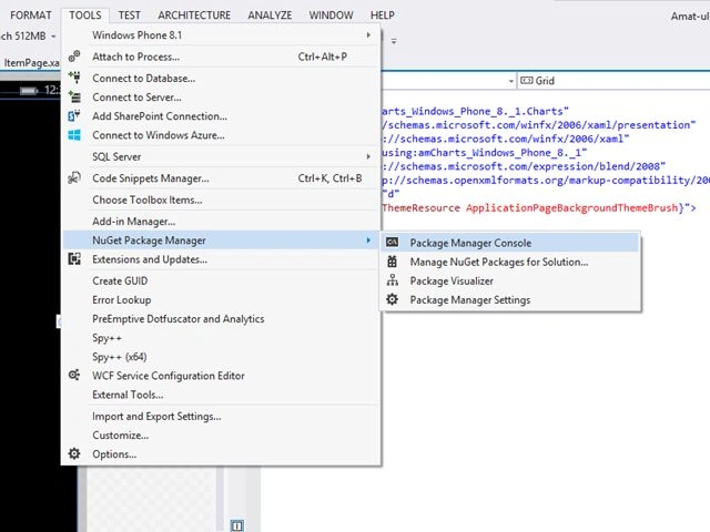 Package Manager Console