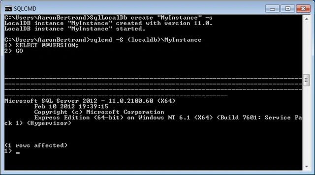 SqlLocalDb