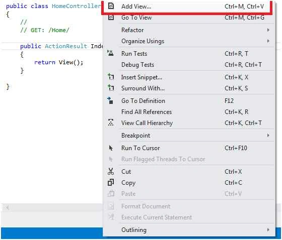 Add a View
