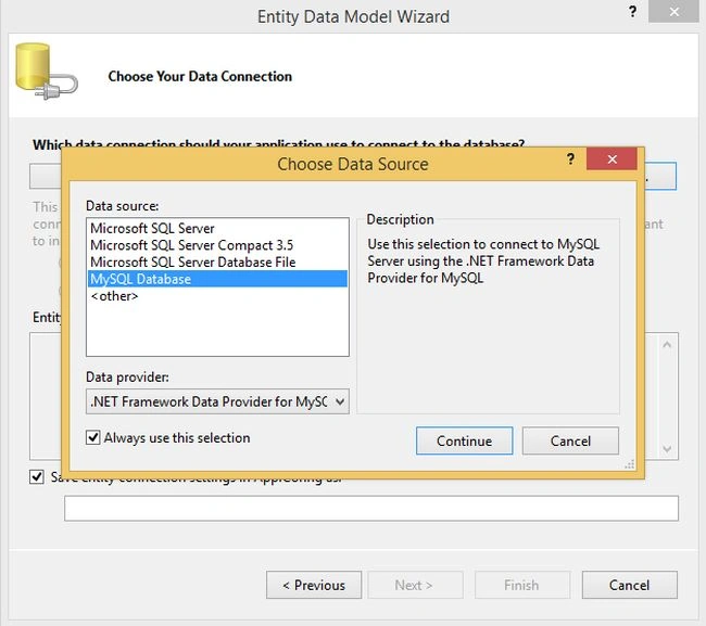 MySQL connector