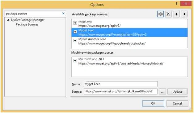 Creating Local Feed Of Nuget Package In Visual Studio
