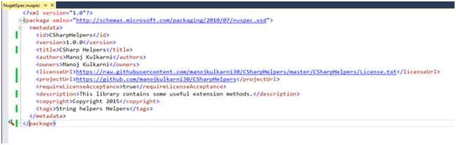 Updated Manifest File Content